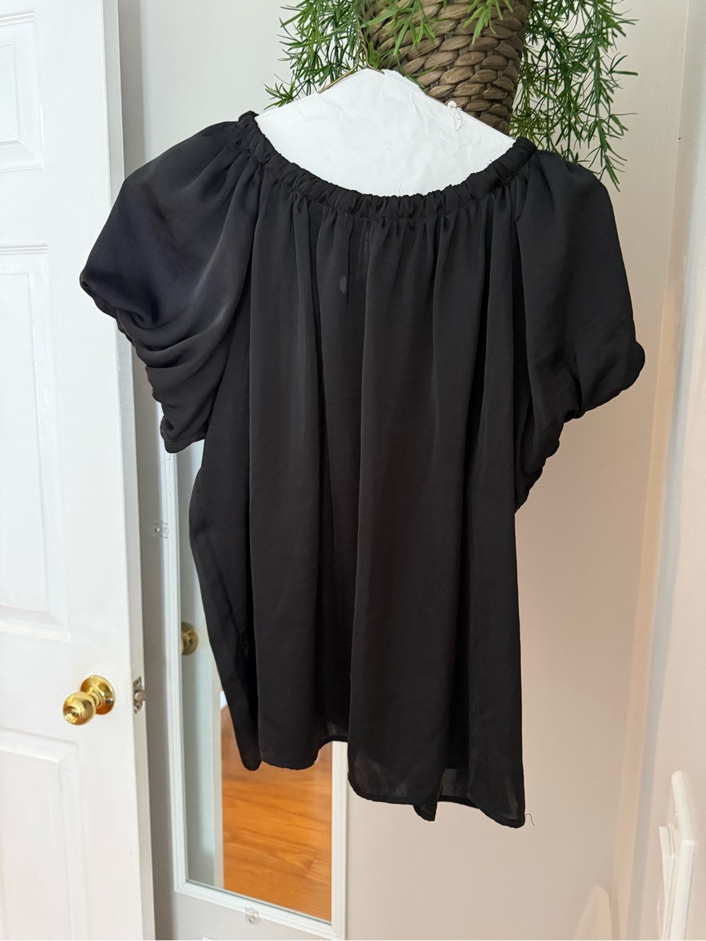 Time and Tru Black Blouse